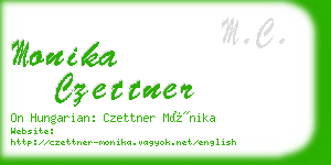 monika czettner business card